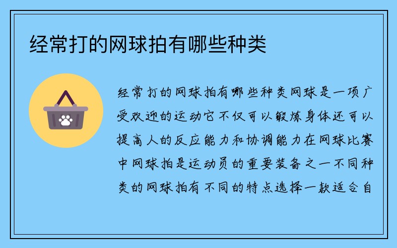 经常打的网球拍有哪些种类